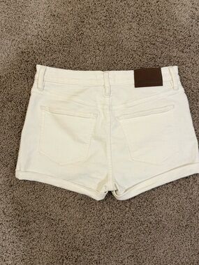 J. Crew Mercantile white denim shorts